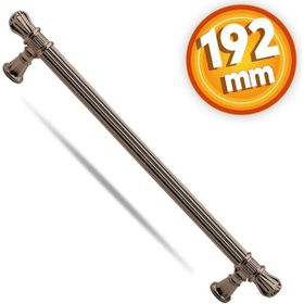 Badem10 Akbatı 192 mm Bronz Metal Çekmece Dolap Kapak Kulbu