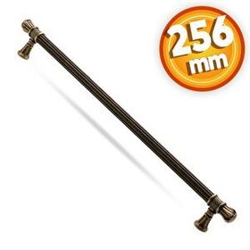Badem10 Akbatı 256 mm Antik Sarı Metal Çekmece Dolap Kapak Kulbu