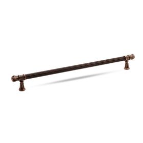 Badem10 Akbatı 288 mm Antik Bakır Metal Çekmece Dolap Kapak Kulbu