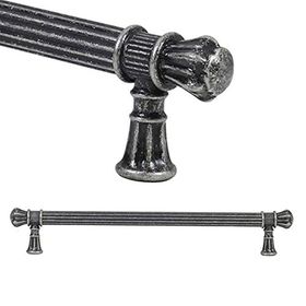 Badem10 Akbatı Antik Gümüş Rustik Metal 224 mm Çekmece Dolap Kapak Kulbu