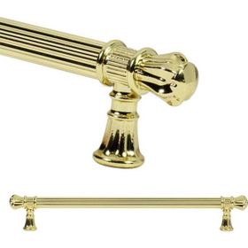 Badem10 Akbatı Gold Rustik Metal 224 mm Çekmece Dolap Kapak Kulbu