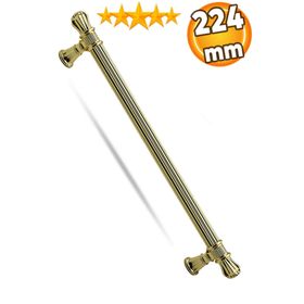 Badem10 Akbatı Gold Rustik Metal 224 mm Çekmece Dolap Kapak Kulbu