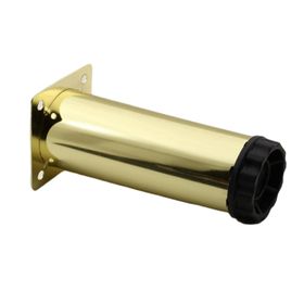 Badem10 Akça Ayarlanabilir 10 cm Gold Altın Metal Baza Mobilya Kanepe Sehpa TV Ünitesi Koltuk Ayağı