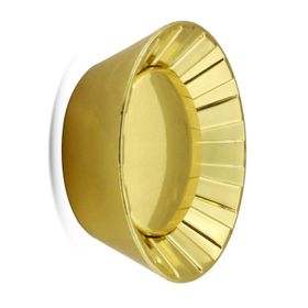 Badem10 Alita Düğme Plastik Gold Altın Tek Vidalı Kulp