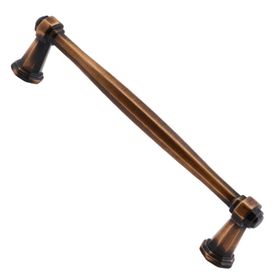 Badem10 Alperen Mobilya Mutfak Çekmece Dolap Kapak Antik 128 mm Bakır Metal Kulp