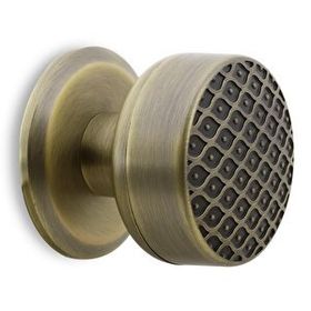 Badem10 Antik Sarı Metal Kestila Kapı Tokmağı