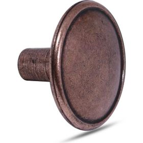 Badem10 Art Düğme Metal Antik Bakır Daire Çekmece Dolap Kapak Kulbu
