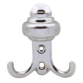Badem10 As Büyük Sarıklı Krom Metal Vestiyer Duvar Dolap Elbise Askılığı