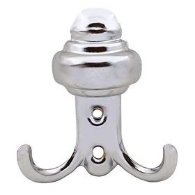 Badem10 As Büyük Sarıklı Krom Metal Vestiyer Duvar Dolap Elbise Askılığı