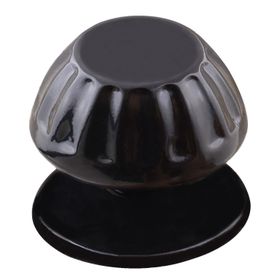 Badem10 As Papatya Baba Kapı Tokmağı Kapı Topuzu Kolu Siyah Metal Tokmak