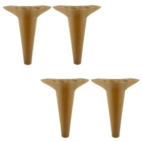 Badem10 Aspen 18 cm Kahverengi Mobilya Kanepe Sehpa Puf Koltuk Ayağı