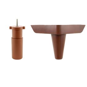 Badem10 Aspen 6'lı 11 cm Kahverengi Set Mobilya TV Ünitesi Çekyat Koltuk Kanepe Destek Ayağı