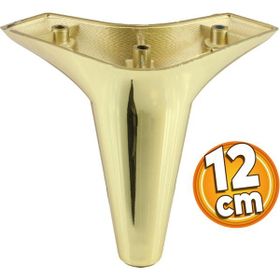 Badem10 Aspen Gold Altın Renk 12 cm Mobilya Kanepe Sehpa TV Ünitesi Baza Koltuk Ayağı