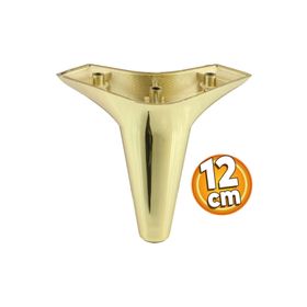Badem10 Aspen Gold Altın Renk 12 cm Mobilya Kanepe Sehpa TV Ünitesi Baza Koltuk Ayağı