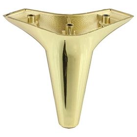 Badem10 Aspen Gold Altın Renk 12 cm Mobilya Kanepe Sehpa TV Ünitesi Baza Koltuk Ayağı