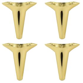 Badem10 Aspen Gold Altın Renk 15 cm 4 Adet Mobilya Kanepe Sehpa TV Ünitesi Baza Koltuk Ayağı