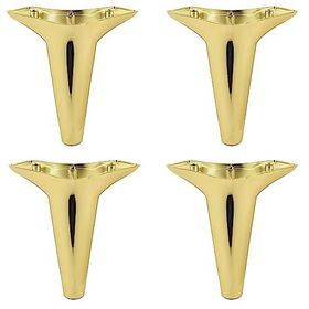 Badem10 Aspen Gold Altın Renk 15 cm 4 Adet Mobilya Kanepe Sehpa TV Ünitesi Baza Koltuk Ayağı