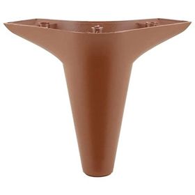 Badem10 Aspen Lüks 12 cm Kahverengi Ahşap Desenli Mobilya Kanepe Sehpa TV Ünitesi Koltuk Ayağı