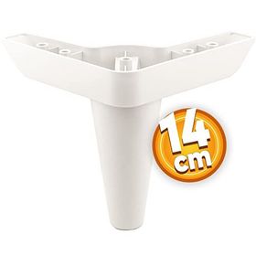 Badem10 Aspen Lüks 14 cm Beyaz Baza Mobilya Kanepe Sehpa TV Ünitesi Koltuk Ayağı