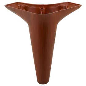 Badem10 Aspen Lüks 15 cm Kahverengi Ahşap Desenli Baza Mobilya Kanepe Sehpa TV Ünitesi Koltuk Ayağı