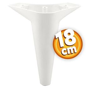 Badem10 Aspen Lüks 18 cm Beyaz Baza Mobilya Kanepe Sehpa TV Ünitesi Koltuk Ayağı