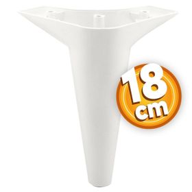 Badem10 Aspen Lüks 18 cm Beyaz Baza Mobilya Kanepe Sehpa TV Ünitesi Koltuk Ayağı