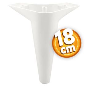 Badem10 Aspen Lüks 18 cm Beyaz Baza Mobilya Kanepe Sehpa TV Ünitesi Koltuk Ayağı