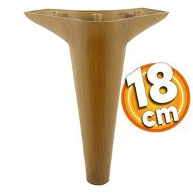 Badem10 Aspen Lüks 18 cm Kahverengi Baza Mobilya Kanepe Sehpa TV Ünitesi Koltuk Ayağı
