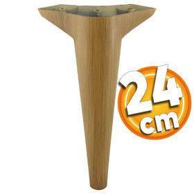 Badem10 Aspen Lüks 24 cm Açık Kahverengi Desenli Baza Mobilya Kanepe Sehpa TV Ünitesi Koltuk Ayağı