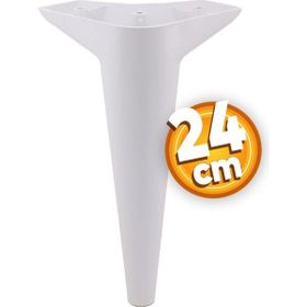 Badem10 Aspen Lüks 24 cm Beyaz Baza Mobilya Kanepe Sehpa TV Ünitesi Koltuk Ayağı