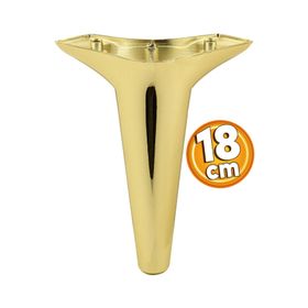Badem10 Aspen Mobilya Gold Altın Renk 18 cm Kanepe Sehpa TV Ünitesi Baza Koltuk Ayağı