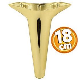 Badem10 Aspen Mobilya Gold Altın Renk 18 cm Kanepe Sehpa TV Ünitesi Baza Koltuk Ayağı