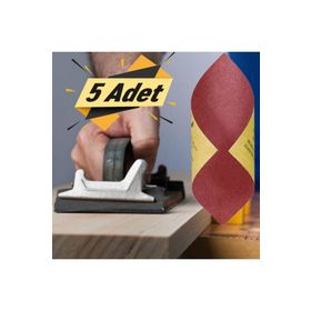 Badem10 Atlas Yumuşak Kağıt Sulu Kuru 23x28 cm 5 Adet 2000 Kum Su Zımparası
