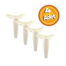 Badem10 Aytaşı Baza Ayak 20 cm 4 Adet Mobilya Kanepe Sehpa Koltuk Ayağı