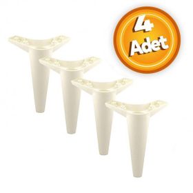 Badem10 Aytaşı Baza Ayak 20 cm 4 Adet Mobilya Kanepe Sehpa Koltuk Ayağı