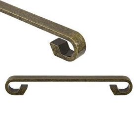 Badem10 Barida Mobilya Antik Sarı Metal 128 mm Dolap Kapak Çekmece Kulbu