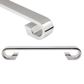 Badem10 Barida Mobilya Krom Metal 128 mm Dolap Kapak Çekmece Kulbu