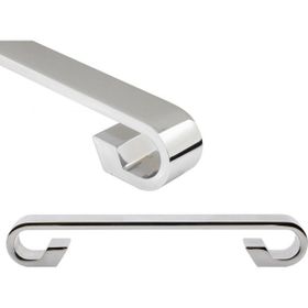 Badem10 Barida Mobilya Krom Metal 128 mm Dolap Kapak Çekmece Kulbu