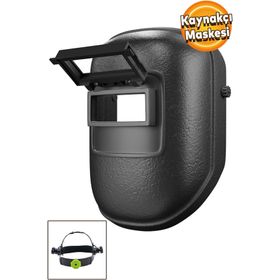 Badem10 Baş Kaynak Maskesi Kaynakçı Plastik Kaynak Maskesi Yüz Koruyucu Maske Sperlik