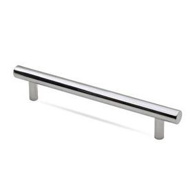 Badem10 Beretta 128 mm Parlak Krom Metal Çekmece Dolap Kapak Kulbu