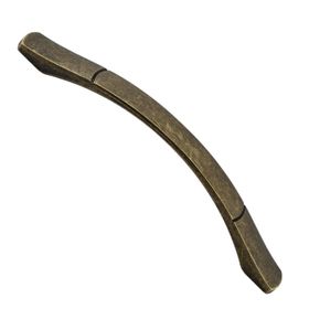Badem10 Berilay Çizgili Mobilya Mutfak Dolabı Çekmece Dolap Kapak Antik Sarı 96 mm Metal Kulp