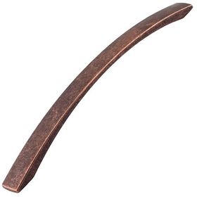 Badem10 Berilay Düz Mobilya Mutfak Dolabı Çekmece Dolap Kapak Antik Bakır 224 mm Metal Kulp