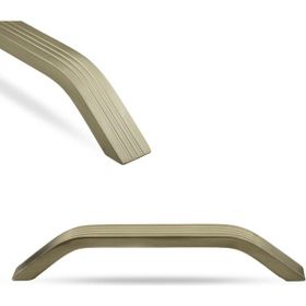 Badem10 Bermuda Çekmece Mutfak Dolap Kapak Kulbu 160 mm Bronz Metal Kulp