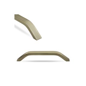 Badem10 Bermuda Çekmece Mutfak Dolap Kapak Kulbu 160 mm Bronz Metal Kulp