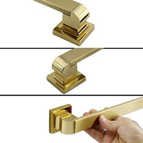 Badem10 Bersel Tutma Gold 30 cm Çekme Kolu Çelik Kapı Dış Kapı Kolu Kulp