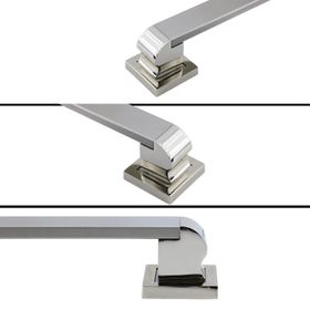 Badem10 Bersel Tutma Saten 50 cm Çekme Kolu Çelik Kapı Dış Kapı Kolu Kulp