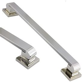 Badem10 Bersel Tutma Saten 60 cm Çekme Kolu Çelik Kapı Dış Kapı Kolu Kulp