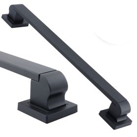 Badem10 Bersel Tutma Siyah 30 cm Çekme Kolu Çelik Kapı Dış Kapı Kolu Kulp