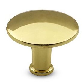 Badem10 Big Düğme Çekmece Dolap Kapak Gold Metal Kulp