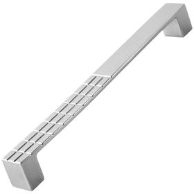Badem10 Bihter Desenli Mutfak Çekmece Dolap Kapak Krom160 mm Metal Kulp
